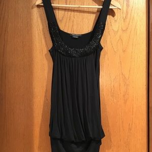 BCBG sleeveless Beaded Tunic